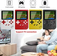 Nouvelle Offre Choc Prix Usine : Console de Jeu Vidéo Portable Mince avec Manette Intégrée 3,0 Pouces pour Enfants, Préchargée en Jeux