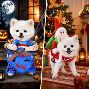 Disfraces <span class=keywords><strong>de</strong></span> Invierno <span class=keywords><strong>de</strong></span> Lujo para Mascotas, Ecológicos, para Perros y Gatos, Navidad, Halloween, Ropa Divertida <span class=keywords><strong>de</strong></span> Cosplay, Venta al Por Mayor - Product Image 4