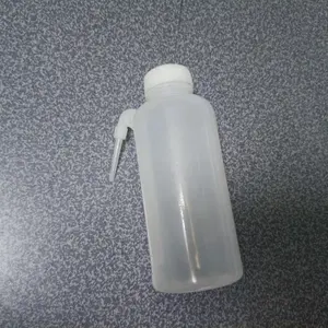 Botella de plástico para lavado de productos químicos, botella de chorro de enjuague con agua, 250ml, 500ml, consumibles de laboratorio