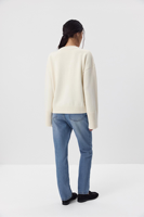 Pull-over en tricot personnalisé en coton alpaga et viscose, style raccoon, à manches longues, col roulé, doux et moelleux, pour femme - Vente chaude