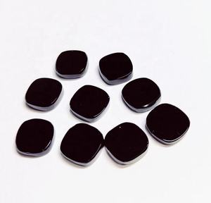 พลอยออนิกซ์สีดำธรรมชาติทรงแบนแบบคาโบชอง สำหรับทำเครื่องประดับ ขายส่งพลอย หินประจำวันเกิด สร้อยข้อมือ แหวน สร้อยคอ - Product Image 2