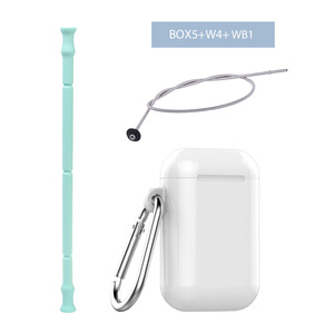 Silicone Straws <b>Soft</b> Foldable Reusable Biodegradable W4W4 Plus Straight Pipe With Carabiner Case For Outdoor Use - Product Image 3