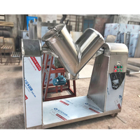 Mélangeur industriel double cône en acier inoxydable de haute qualité en forme de V, mélange personnalisé pour poudre alimentaire, capacité de 100 à 500 L