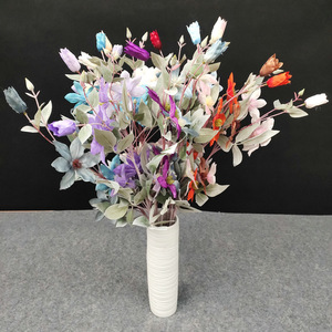 Fleurs artificielles Yiyi, Clématites, 15 couleurs, 10 tiges, bouquet mixte, décoration intérieure, accessoires de photographie - Product Image 3