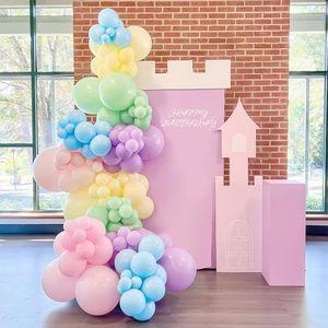 Daisy Pink Balloon archar Kit <span class=keywords><strong>palloncini</strong></span> in lattice con <span class=keywords><strong>palloncini</strong></span> <span class=keywords><strong>di</strong></span> fiori margherita per ragazze compleanno Baby docce decorazioni per feste - Product Image 2