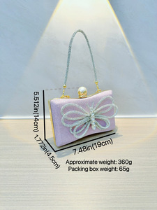 New Cross-border Socialite Rhinestone Small Women's Evening Dress <b>Clutch</b> Diamond-encrusted Shoulder Crosbody Portable Tanjing - Product Image 5