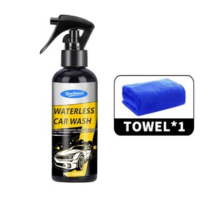 Liquide de lavage <span class=keywords><strong>auto</strong></span> sans eau, revêtement de nettoyage à sec pour voiture, cire hydrophobe, formule douce, spray de lavage <span class=keywords><strong>auto</strong></span> professionnel, solution sans rinçage - Product Image 6