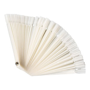 Placa de muestra <span class=keywords><strong>para</strong></span> uñas postizas, ventilador de puntas de tarjeta de Color, <span class=keywords><strong>plantillas</strong></span> naturales transparentes, herramientas de diseño de exhibición - Product Image 1