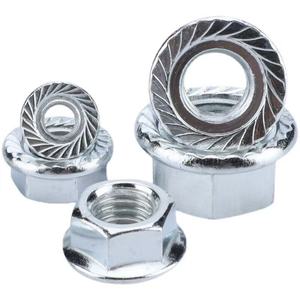 Écrous hexagonaux à bride métriques en acier classe 10 avec bride dentée pour la résistance aux vibrations dans les équipements lourds – Offre Spéciale - Product Image 1