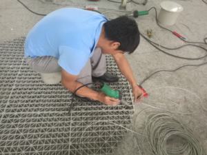 PP plastik pelat kisi asam & tahan Alkali OEM dibuat sesuai pesanan ukuran permukaan halus untuk pengolahan Gas limbah - Product Image 2