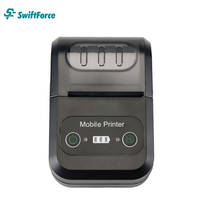 Printer Resi Mini 58mm portabel USB Bluetooth POS mesin kas mendukung Windows Mac Android IOS peralatan keuangan