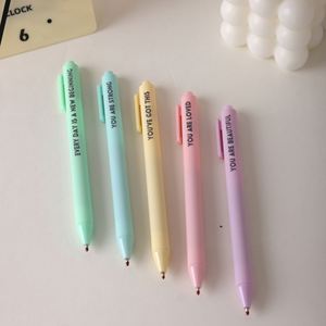 Lot de 15 stylos à citations inspirantes, en plastique, encre colorée, stylo gel à clic, cadeau pour mariage, anniversaire, remise de diplôme, enseignant, école - Product Image 4