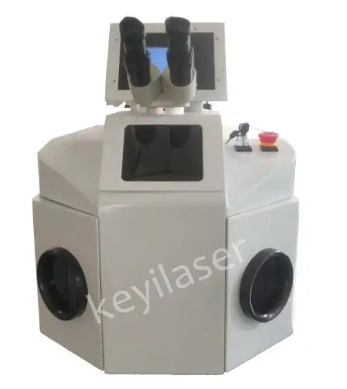 Keyilaser 100W 200W Tafel Type Laser Sieraden Solderen Machine Zilver Yag Laser Lasmachine Voor Goud Reparatie