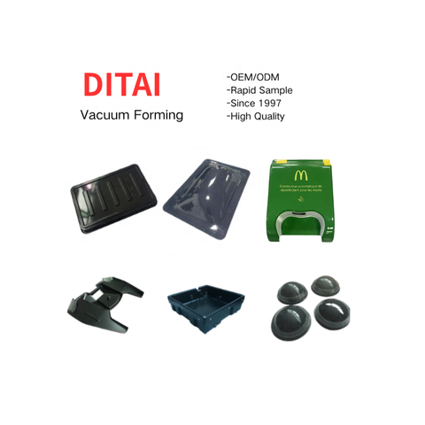 Custom Green Plastic Vacuum Formed Component for Branded Hand Sanitizer Dispenser with Logo and Multilingual Text