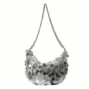 Wholesale <b>Handbags</b> for Ladies Large Capacity Fashion Design with Diamond <b>Sequins</b> Polyester Lining Pure Pattern - Product Image 1