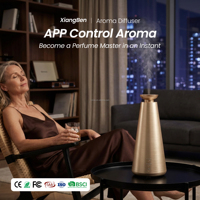 Diffuseur d'arômes Xiangben, machine d'aromathérapie contrôlée par application, alimentée par USB, pulvérisation automatique d'huiles essentielles, parfum longue durée, diffuseur pour hôtel