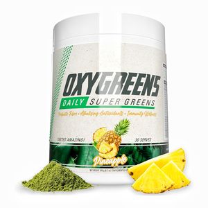 Bubuk Super hijau Spirulina dan Chlorella Superfood sayuran ekstrak buah campuran prebiotik antioksidan membantu perawatan kesehatan - Product Image 1