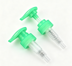 Dispensador de Loción de Plástico PP Transparente Verde Personalizado, Bomba Manual con Tapa de Rosca, Pulverizador de Champú Líquido, Envases para Botellas de Loción - Product Image 2