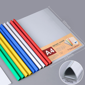 Báo cáo bao gồm với thanh trượt A4 rõ ràng thư mục tập tin cho tài liệu hiển thị Tổ Chức Văn phòng đề xuất trình bày chất kết dính - Product Image 1