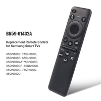 Control Remoto para TV Samsung con Función de Voz, Material Plástico ABS, Carga Solar, Compatible con Todos los Televisores Inteligentes Samsung