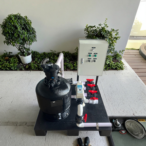 Système de filtration de <span class=keywords><strong>piscine</strong></span> tout-en-un avec <span class=keywords><strong>filtre</strong></span> à sable intégré et chlorinateur au <span class=keywords><strong>sel</strong></span> |   Stérilisateur d'eau de <span class=keywords><strong>piscine</strong></span> entièrement automatique - Product Image 5