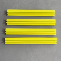 Supports et poussoirs de Mahjong américains vert fluorescent/violet/bleu, lot de 4, règle de Mahjong rose bonbon, supports de Mahjong en bois