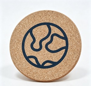 Posavasos de Corcho Reciclado Natural Resistente, Posavasos Personalizados para Tazas de Café, Posavasos para Bebidas, Posavasos de Madera, Posavasos Promocionales - Product Image 5