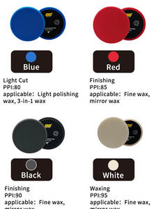 Tampon de polissage de voiture à double <span class=keywords><strong>action</strong></span> - Technologie de mousse à cellules variables, plaque de support à crochet, correction de peinture sans rayures - Product Image 5