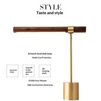 Lampe de bureau moderne et simple à abat-jour métallique, commande par bouton, protection oculaire, pliable, pour chambre à coucher et diffusion en direct
