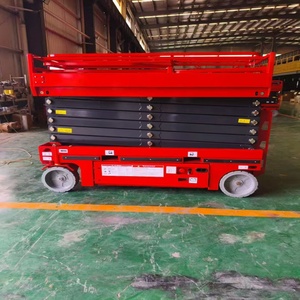 CE认证自走式铰接式液压防滑锰钢剪叉式升降平台越野型16m 100kg承重2 - Product Image 1