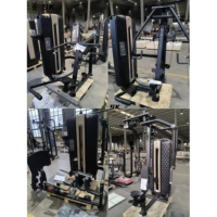 Equipo de Gimnasio con Pesas SK, Juego Completo con Pila de Pesas de 160 kg, Máquinas de Entrenamiento de Fuerza Comerciales para Gimnasios, Hoteles y Clubes