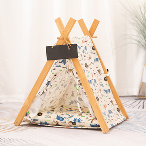 Animal Tipi, Amovible et Lavable Chien Lit Animal De Compagnie <span class=keywords><strong>Tente</strong></span> De Jeu <span class=keywords><strong>pour</strong></span> Chat Chien Animal De Compagnie - Product Image 2