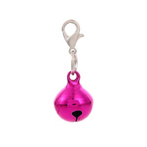 Galvani sierte Kupfer glocke Anhänger Katzen-und Hunde halsband Zubehör mit Hummer knopf farbige Glocke Tasche Schlüssel bund für Haustiere - Product Image 6