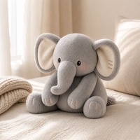 Peluche Éléphant Lestée Personnalisée Directement de l'Usine, Fabricant Sur Mesure, Coussin Sensoriel Lourd pour Enfants, Cadeau Idéal