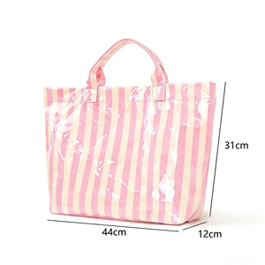 Elegante Borsa a Righe, Spaziosa Borsa a <span class=keywords><strong>Tracolla</strong></span> Leggera per Viaggi Moderni e Pendolarismo Quotidiano - Product Image 3