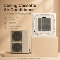 AC SAMSUNG 5HP 48000BTU Tipe Plafon untuk Hotel, Sekolah, Kantor, Frekuensi Tetap, Listrik, Baru, 5 Tenaga Kuda