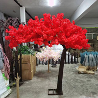 Dinding Bunga Merah Burgundy Buatan 5d Mawar dengan Panel Eucalyptus Hijau Gulungan Kain Dinding Bunga untuk Latar Belakang Pernikahan