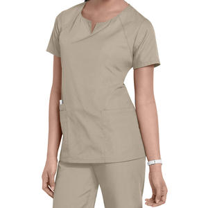 Femminile RTS tessuto tessuto Spa personale di bellezza e infermiera ospedaliera uniforme Scrub Top - Product Image 2