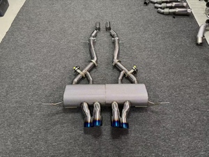 Nouvel échappement Valvetronic Bleu <span class=keywords><strong>Hetu</strong></span> G87 M2 pour 3.0T avec sortie centrale en acier inoxydable, ajustement parfait, garantie 1 an, remplacement - Product Image 5