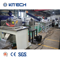 Personnalisé 200-1000 kg/h PP PE ABS PVC recyclage plastique granulés extrudeuse double vis extrudeuse granulateur Machine