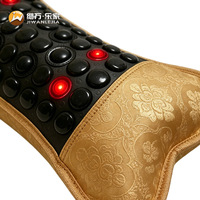 Coussin de massage chauffant en pierre de jade Jiwan Lejia Health Care, infrarouge lointain Germanite pour le cou et le corps, sommeil confortable