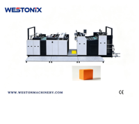 Machine de laminage thermique à haute vitesse entièrement automatique WESTONIX pour textiles et cartons, haute productivité, multifonctionnelle