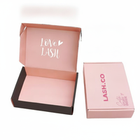 Boîte d'expédition cosmétique personnalisée en carton ondulé Kraft B Flute avec logo imprimé en couleur – Ensemble d'emballage