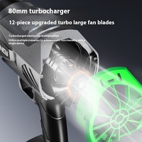 Souffleur de feuilles sans fil mini 32000 tr/min, qualité industrielle, ventilateur électrique portatif à jet turbo avec batterie au lithium