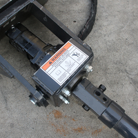 2025 Mini perceuse de trou de poteau tarière entraînement et mèche pour chargeur compact tarière de poteau tarière de trou de dérapage fixation de direction pilote de poteau tarières de terre
