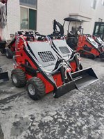 Chargeuse-pelleteuse sur chenilles de 380 kg avec pelle à arbres et chargeur frontal