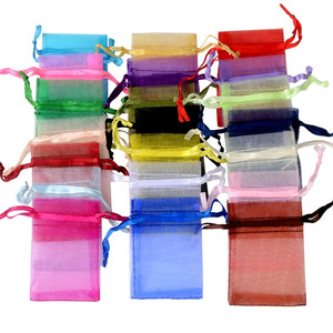 Colorful 1.96" X 2.75" (5x7cm) Small Mini Packaging <strong>Bags</strong> Organza <strong>Bags</strong> Drawstring Funny Gift Packing <strong>Bags</strong> Wholesale - Product Image 2