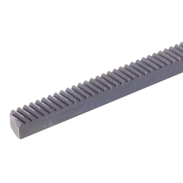 Cremagliera quadrata per mancini con denti elicoidali in acciaio lavorato a fresatura personalizzata CNC