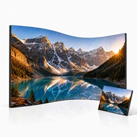 Module d'affichage LED flexible 320x160mm, panneau d'écran LED intérieur créatif à service frontal magnétique, pas de pixel 1.25mm-3.07mm, 600CD