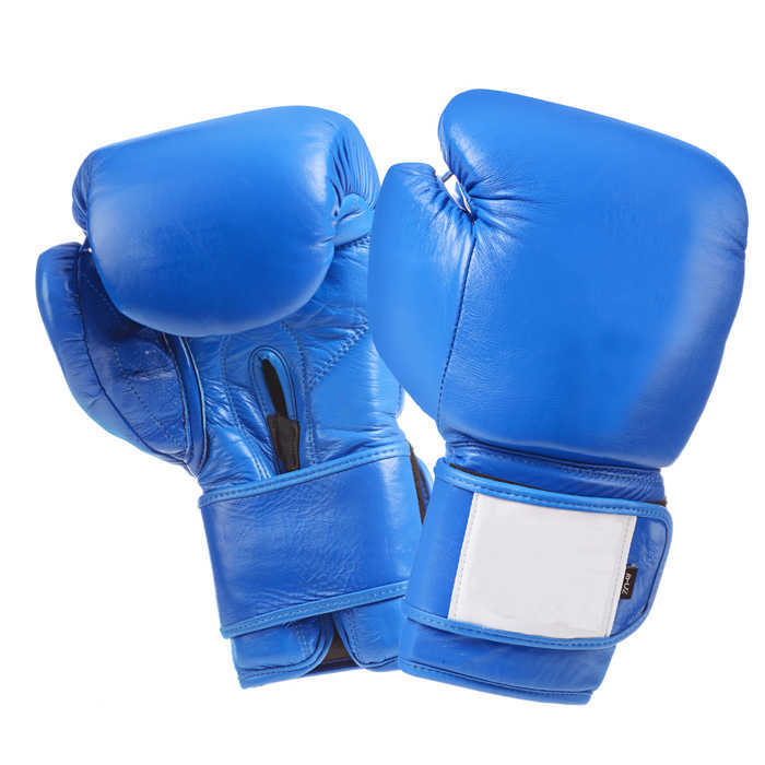 Power Punch Pro Style Heavy Leather Boxing Gloves for Sparring Training Moisture
